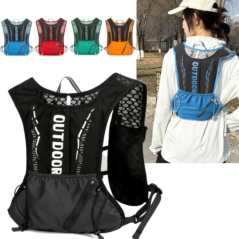 

Outdoor Reflective Cycling Backpack Sports Rock climbing and hiking Running Bag Breathable Jogging Backpack Lightweight Backpack