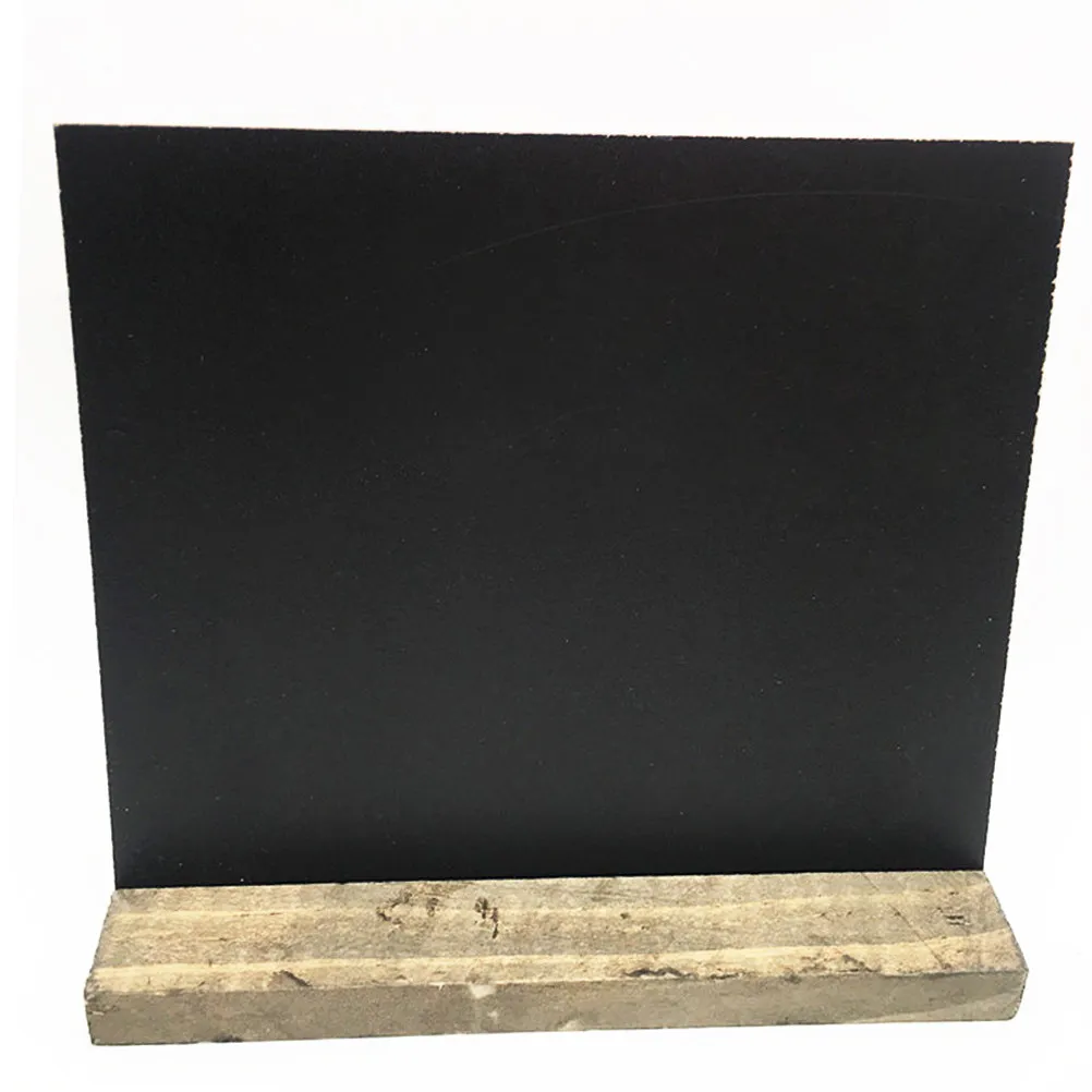 5Pcs Premium Mini Chalkboard Signs Black Wooden Tabletop Message Boards for Christmas Weddings Kids Crafts Place Cards Party