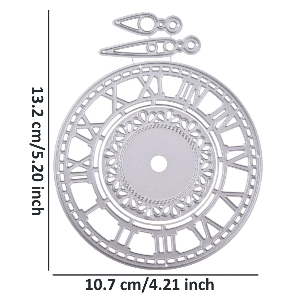 Clock Watch Frames Metal Cutting Dies Diy Scrapbooking Photo Album Decorative Embossing Stencil Paper Card Crafts