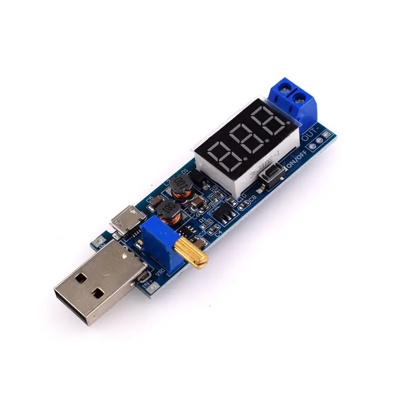 DC-DC 5V To 3.5V / 12V USB Step UP / Down Power Supply Module Adjustable Boost Buck Converter Out DC 1.2V-24V