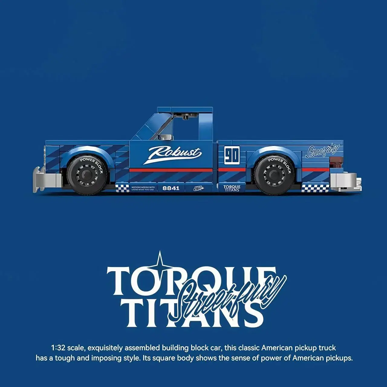 

XINYU PB8841 Blue Pickup Trucks