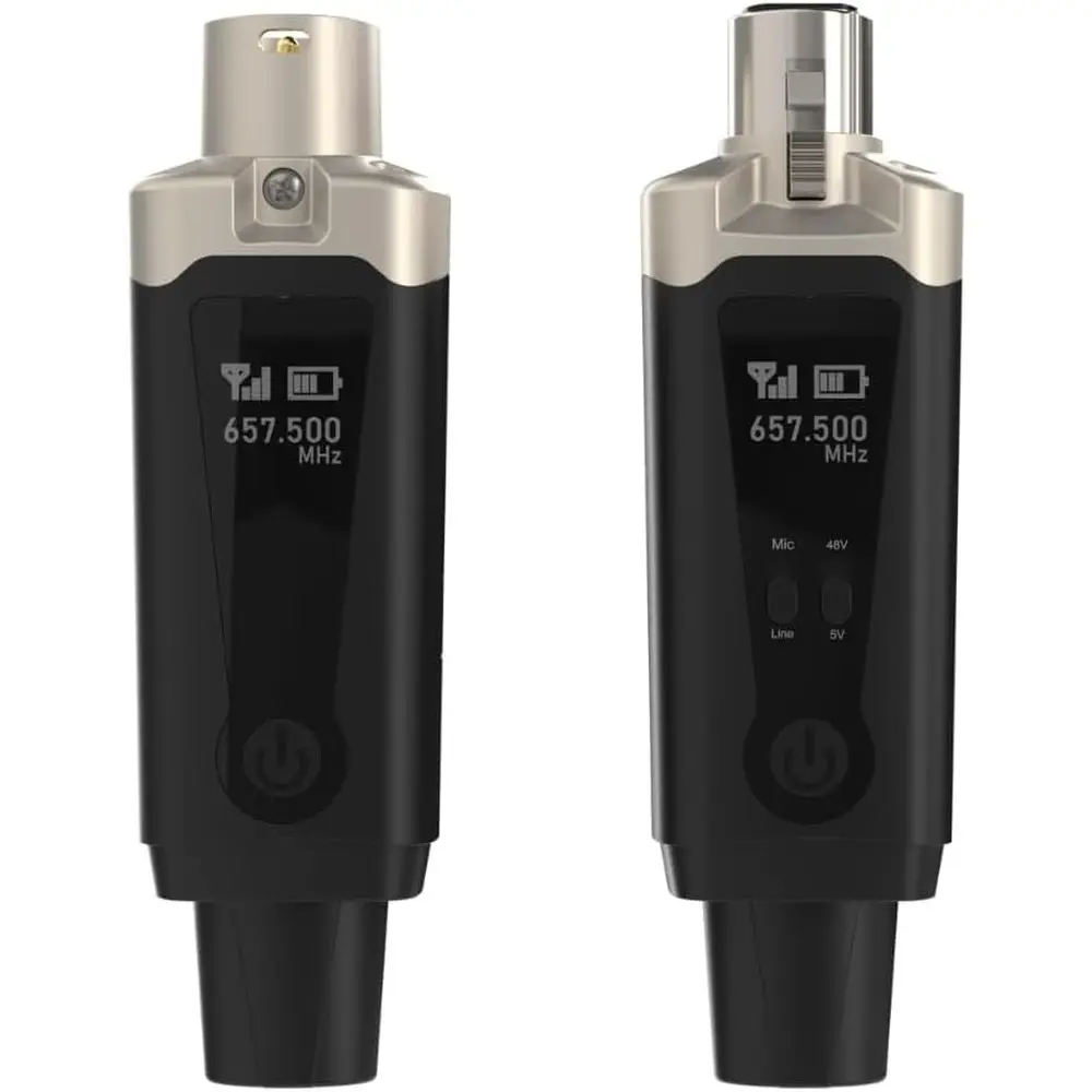 

AirSync - WirelXLR Transmitter and Receiver, UH WirelMicrope System or 150t Range, Rechargeable WirelMicrope Adapter or & Conden