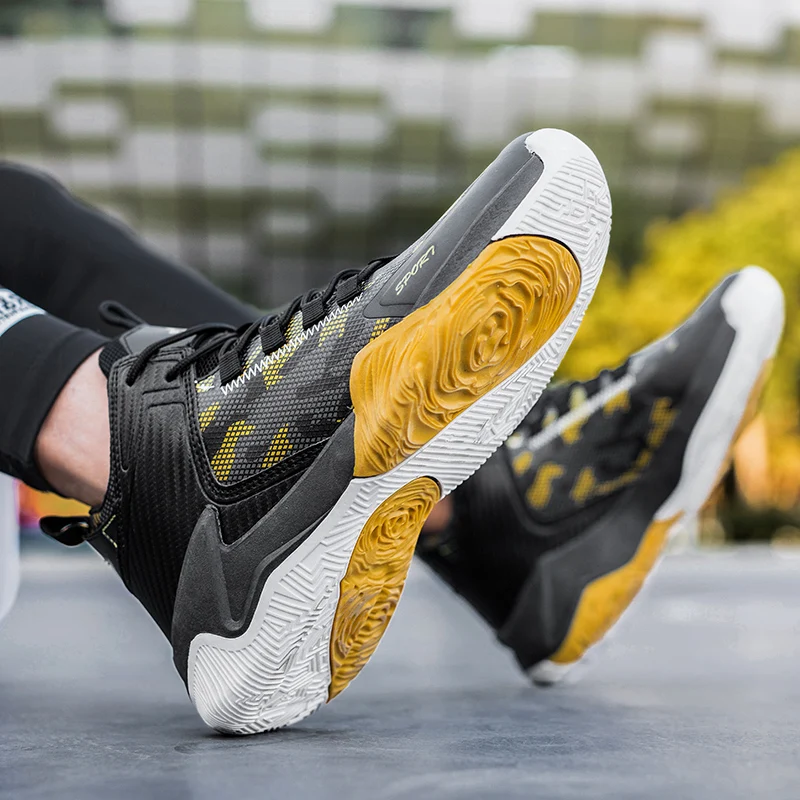 Basketball Shoes For Men Summer 2022 Fashion Casual Designer Children Kids Sports Male Sneakers Rubber Footwear Flat Boots