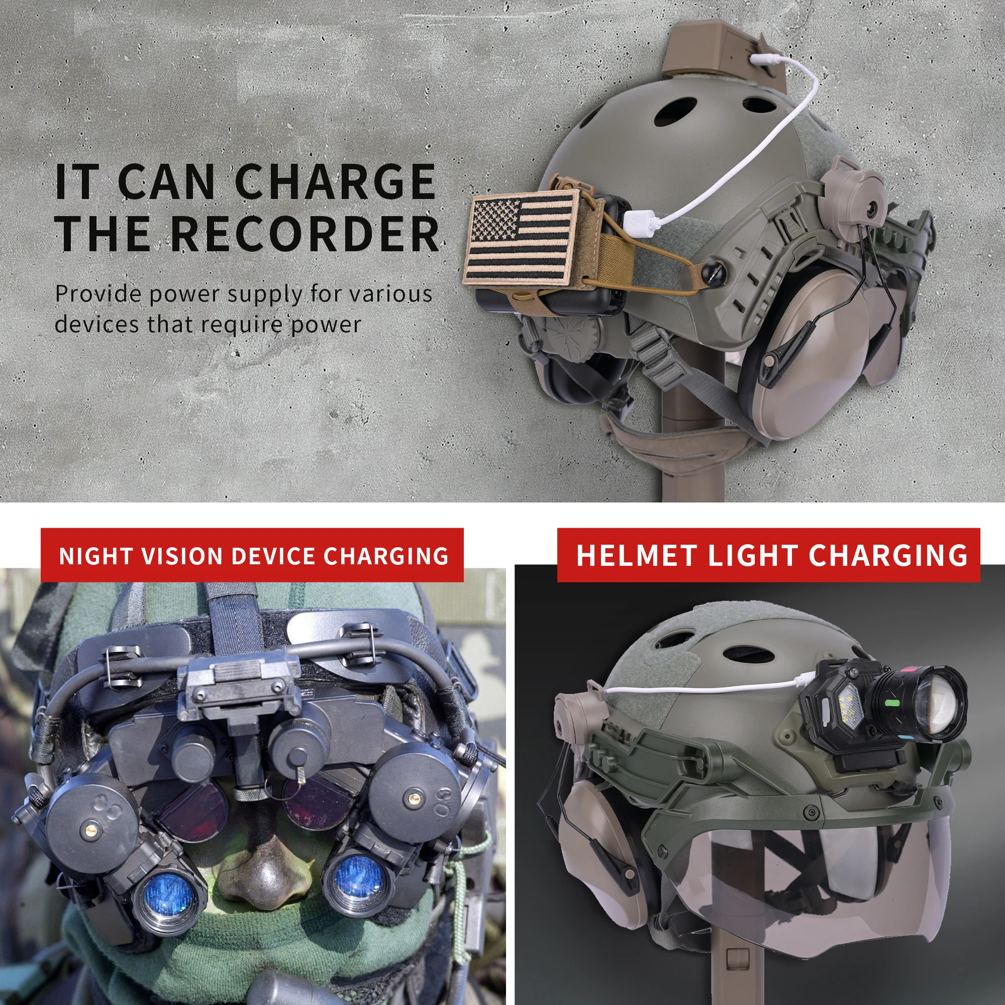 Tactical Helmet Battery Case Night Vision Battery Pack Retainer NVG Fixed Pouch Bag For Shooting Hunting Accessories