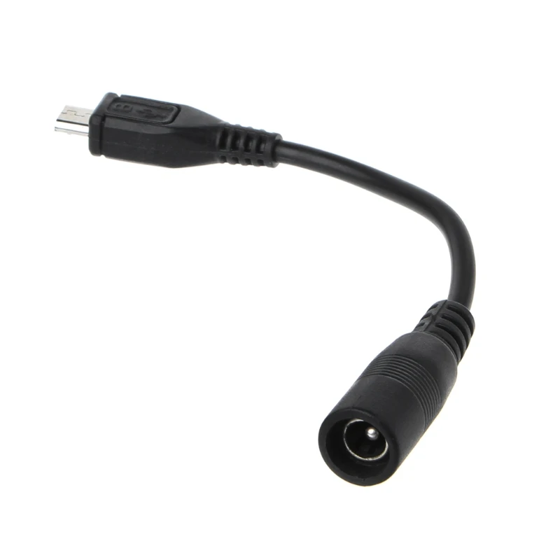 5.5x2.1mm for DC Power Plug Waterproof for Jacket Female To Micro USB Male Adapt