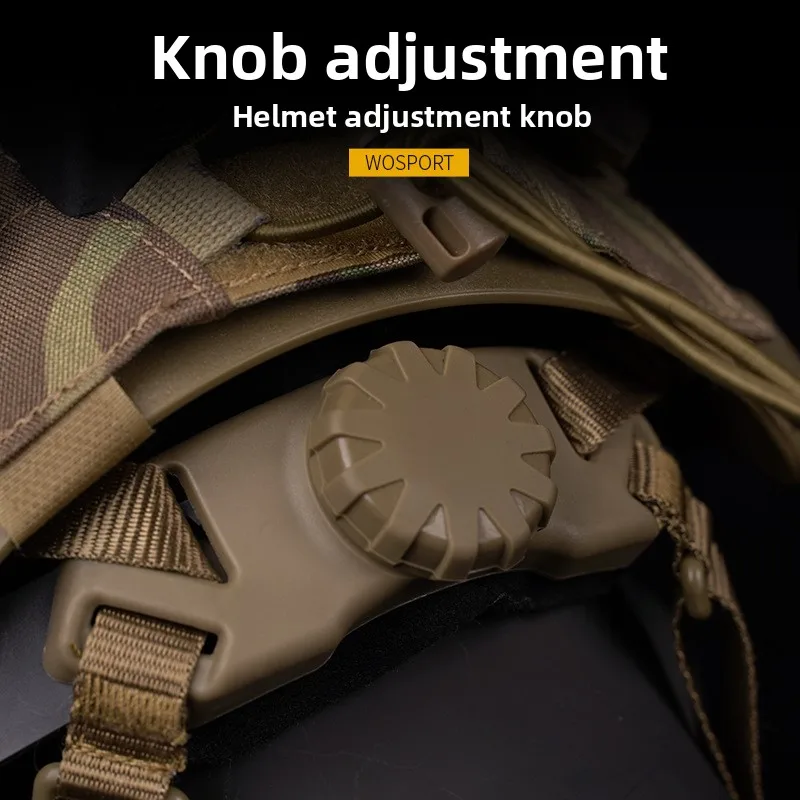 خوذة تكتيكية سريعة الحماية الكاملة مع نظارات واقية - دعائم حماية خارجية مموهة لعشاق الأفلام والتلفزيون #3