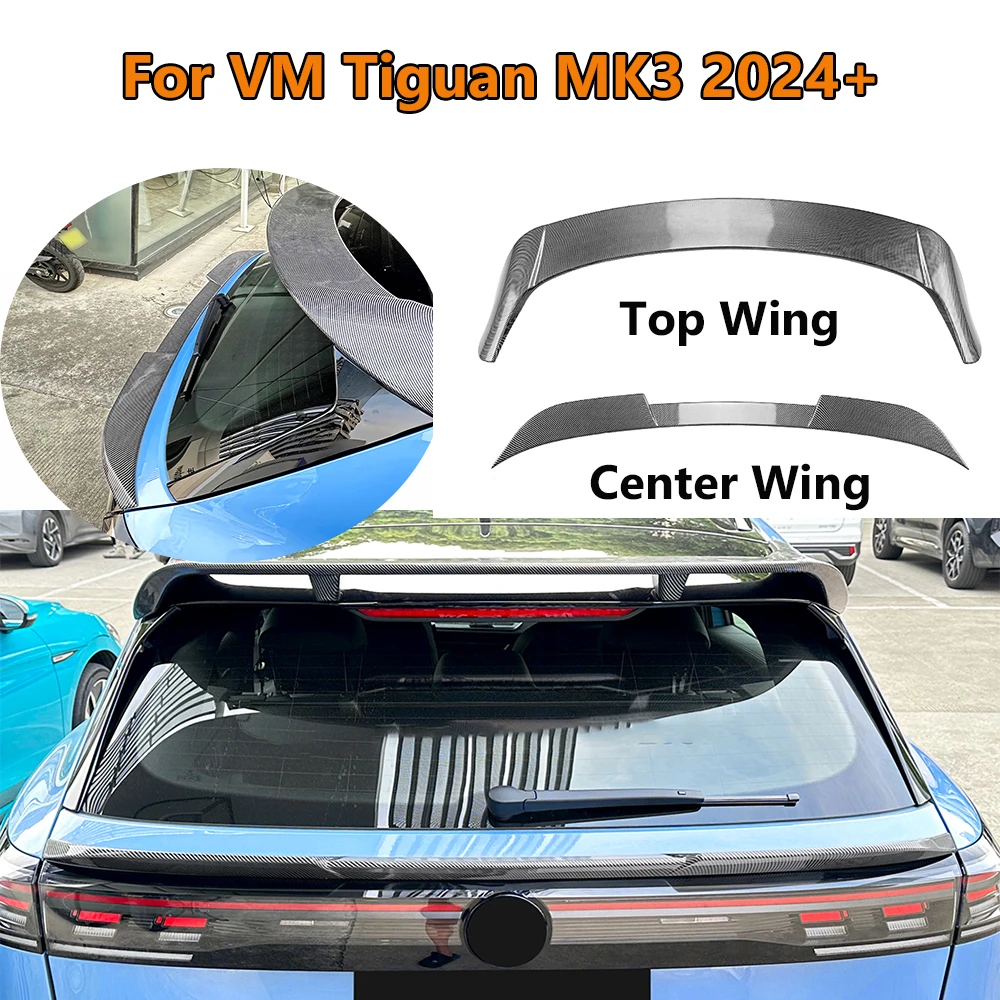 

Car Roof Spoiler Rear Trunk Spoiler Rear Cernter/Top Wings ABS Body Kits For VM Tiguan MK3 2024+ Cars Modification Parts