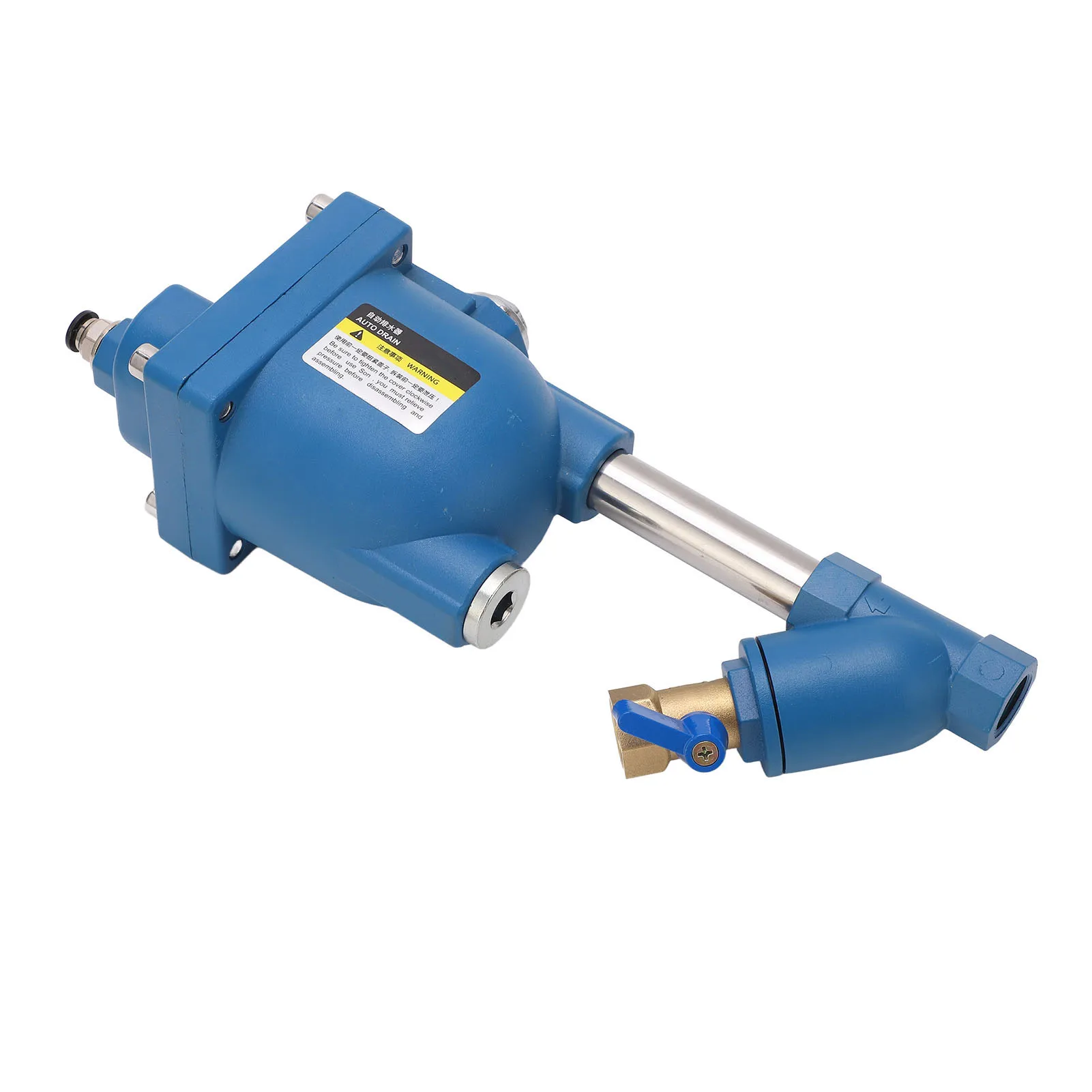 

Автоматический дренажный клапан для воздушного компрессора, клапан слива газа из бака, пневматический дренажный клапан из алюминиевого сплава, запчасти для воздушного компрессора, 2.5 МПа