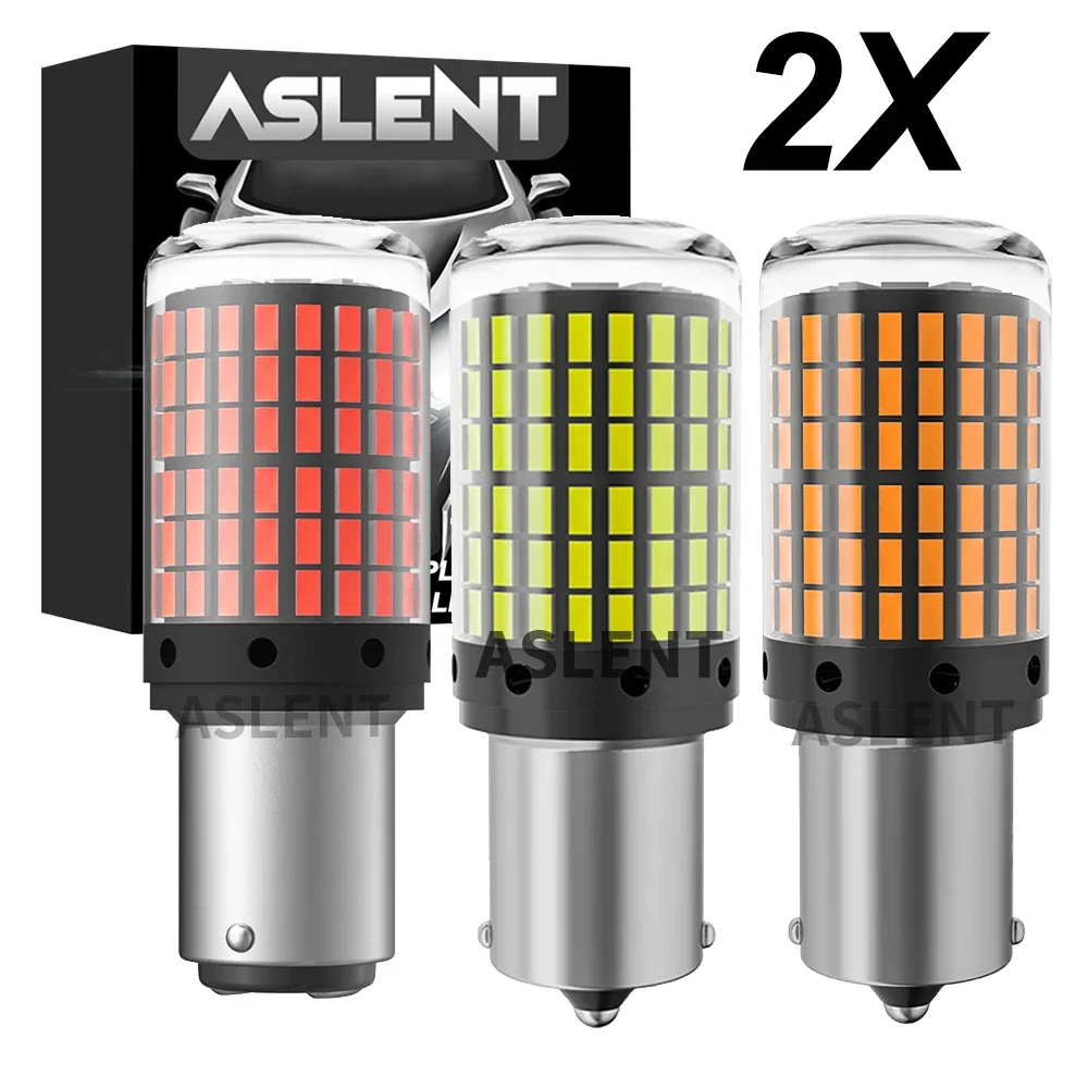 

2PCS 1156 BA15S P21W BAU15S PY21W T20 7440 W21W 7443 W21/5W 3157 T25 1157 P21/5W BAY15D LED Bulbs CanBus Turn Signal Lights
