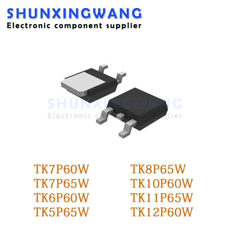 10pcs TK7P60W TO-252 TK7P60 TK7P65W TK6P60W TK5P65W TK8P65W TK10P60W TK11P65W TK12P60W