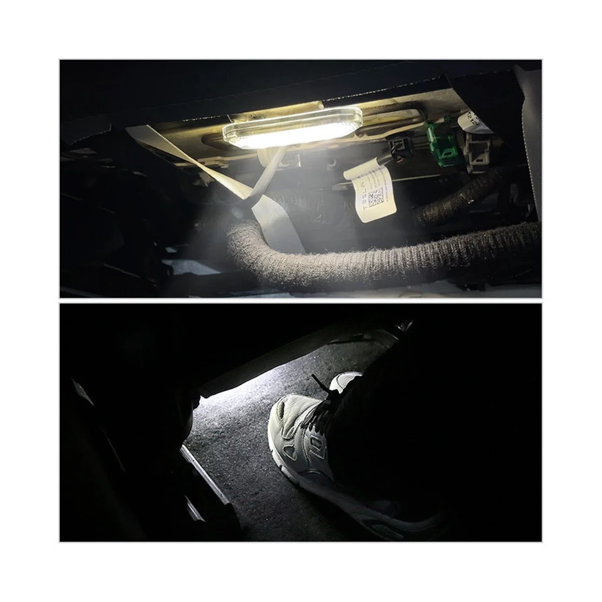 LED Foot-Well Lights for Tesla Model Y 2021-2023 Accessories Seat Under Lighting LEDs Floor Foot Lamp