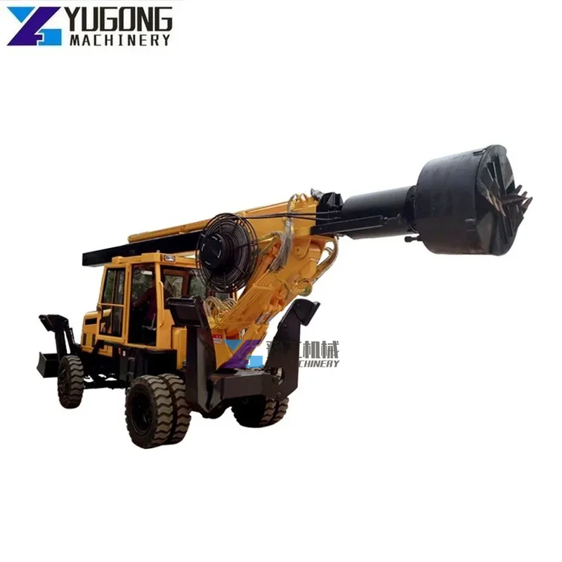 Earth-rock Rotary Drilling Rig Mine DTH Drilling Rig Hydraulic Mobile Rotary Pile Drilling Rig 22 Meters 30 Meters 1000mm