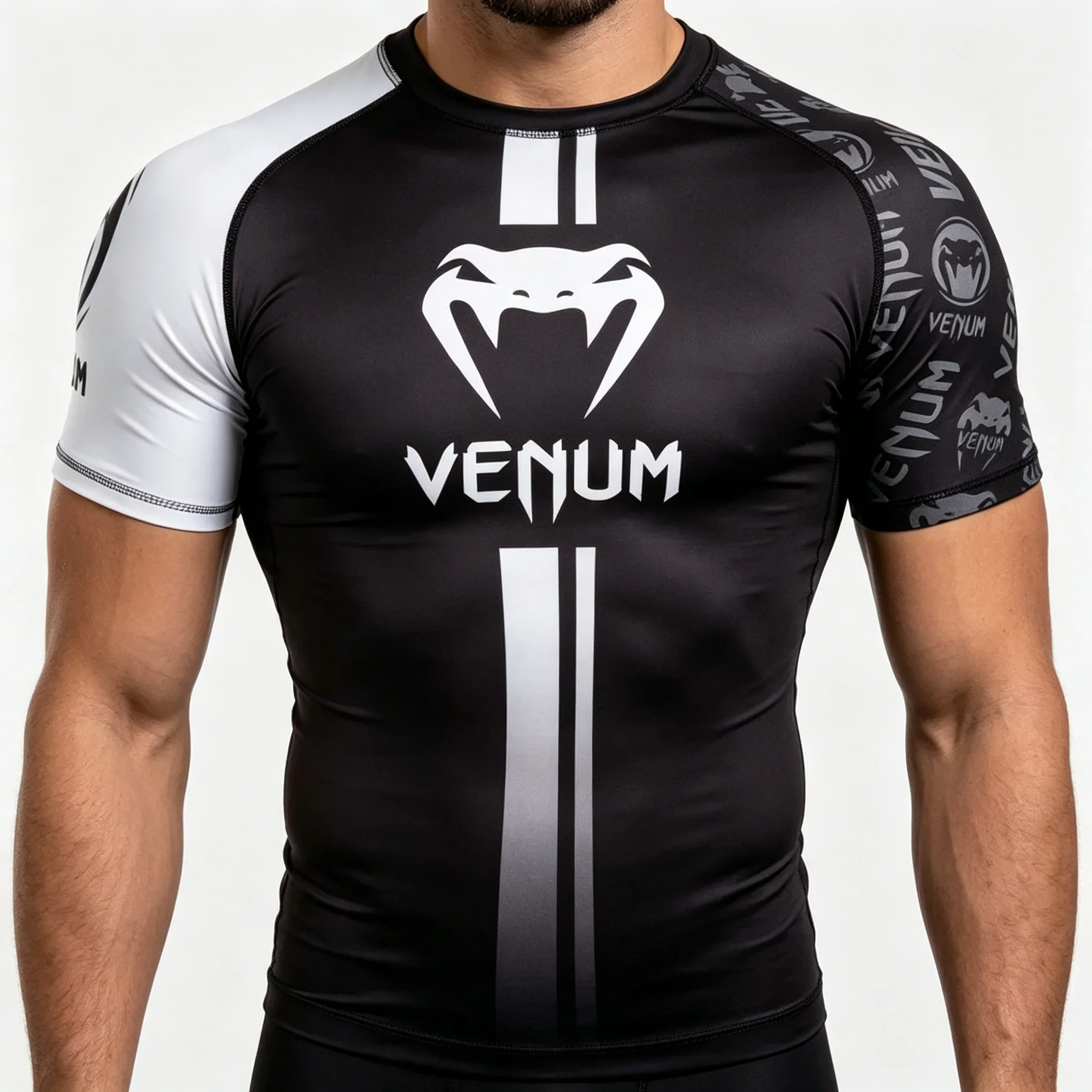 2026 Sommer Herren Sport-Kompressions-T-Shirt Kurzarm Schnelltrocknend Atmungsaktiv Fitness-Training Oberteil – Detail 4