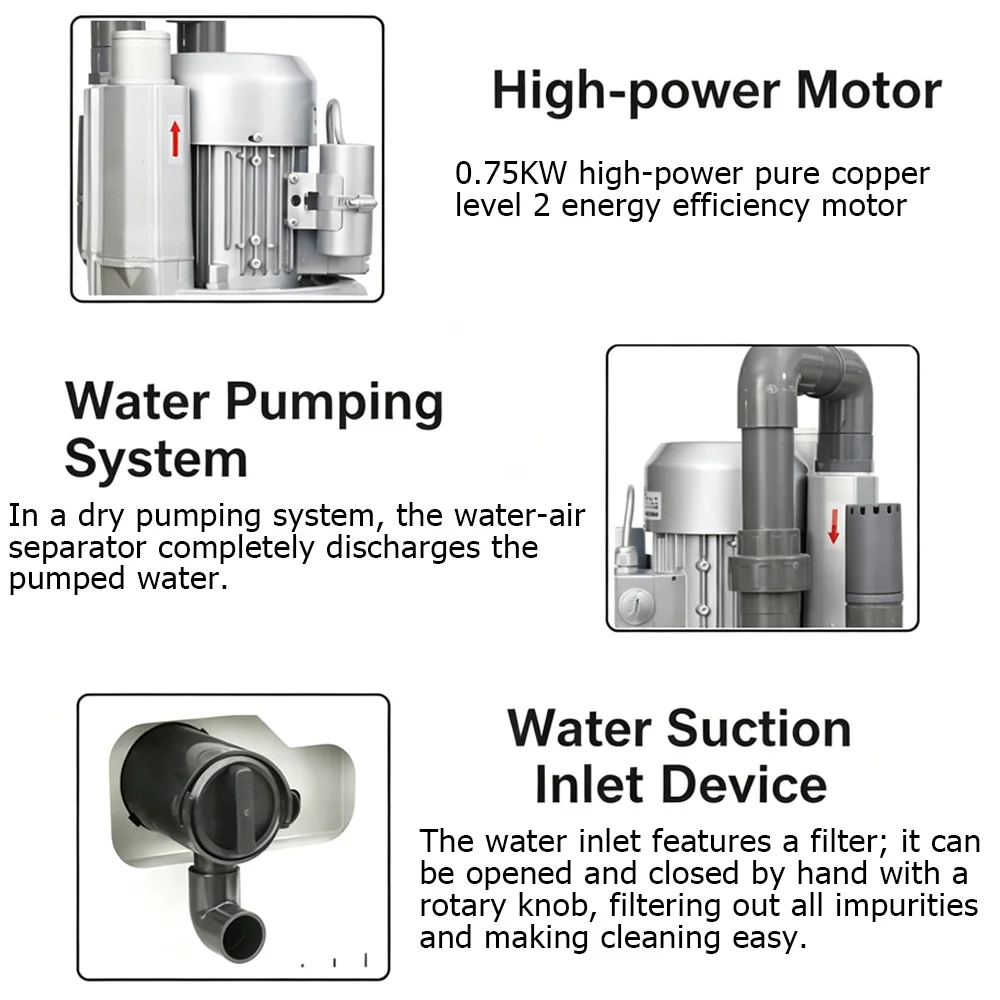 AG Dental Suction Equipment Machine Surgical Dental Suction System Strong Power Dental Suction Unit