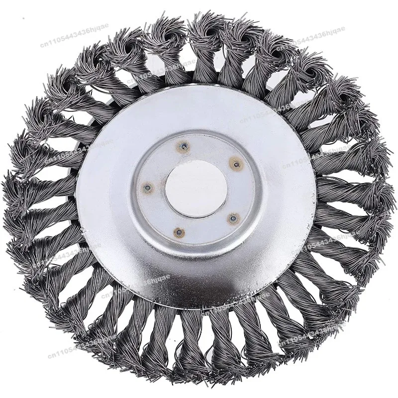 Steel Wire Weeding Wheel  Tray Twist  Lawn Head Rust Mower Blade Accessories