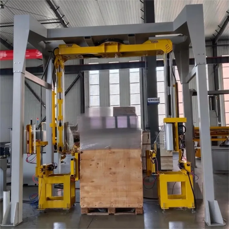 Gantry Arch Frame Rocker Rotary Stretch Film Pallet Wrapping Machine Custom & Bulk Order Custom & Bulk Order