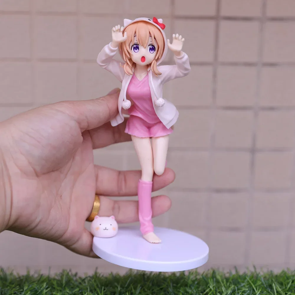 16cm Is the Order a Rabbit?? Cocoa Hoto Anime Girl Figure Gochuumon wa Usagi desu ka? Chino Kafu Action Figure Model Doll Toys