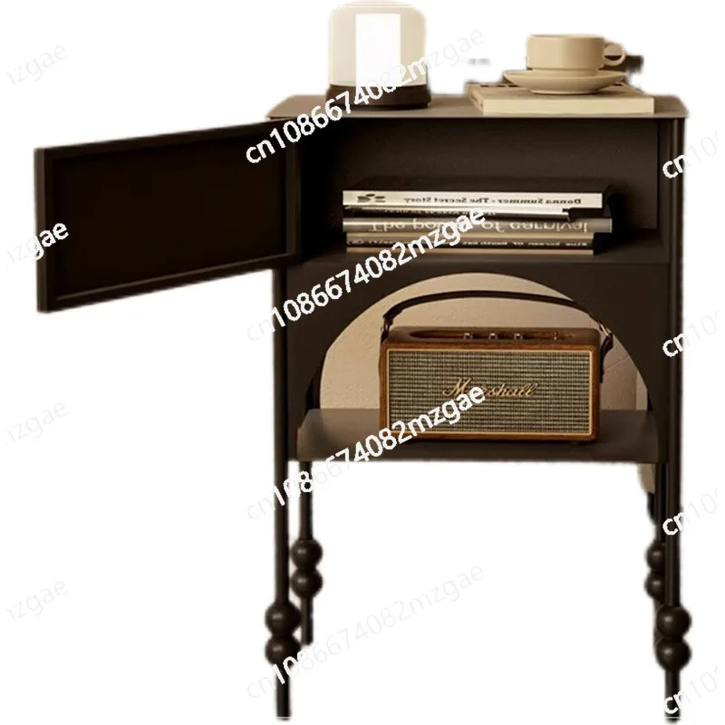 

Прикроватная тумбочка для спальни, небольшой квартиры, простой персонализированный столик в стиле ретро