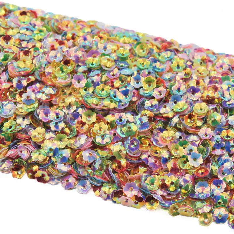 500-3000Pcs Mixing Flower Sequins For Crafts Clothing Hat Sewing Lentejuelas DIY Nail Art Earrings Accessory Handmade Material