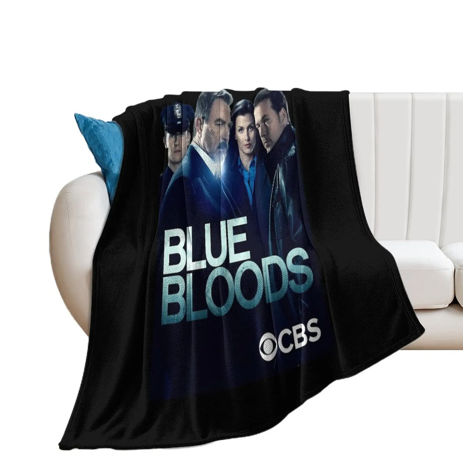 Blue Bloods. Throw Blanket Retros Decorative Sofas Sofa Blankets