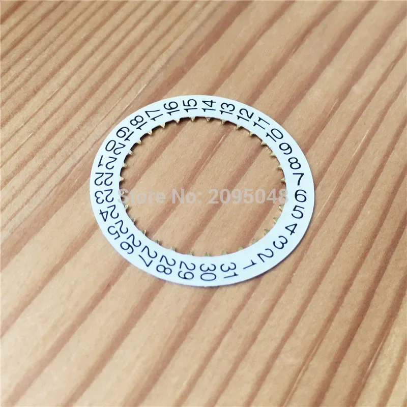 Black White Calendar for ETA7750 Watch Movement Replacement Parts