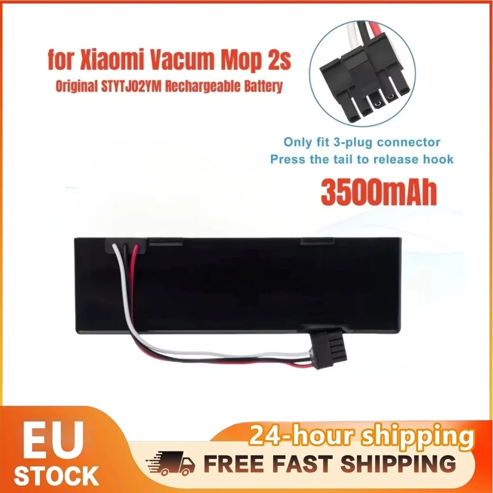 STYTJ02YM Batteria 14,8V Originale per Aspirapolvere Xiaomi Mijia LDS, Mi Robot Vacuum-Mop P, Mi Robot Vacuum-Mop 2S/Haier JX37