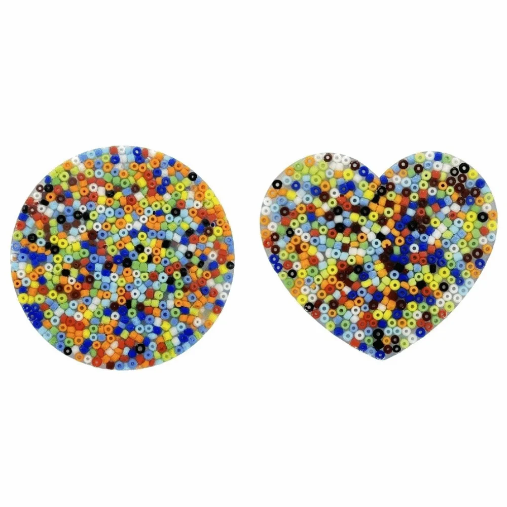 Silicone Skin Picking Fidget Toy Mini Size Heart Shape Skin Picking Toys Anti Anxiety Reduce Pressure Picky Pads Sensory Play