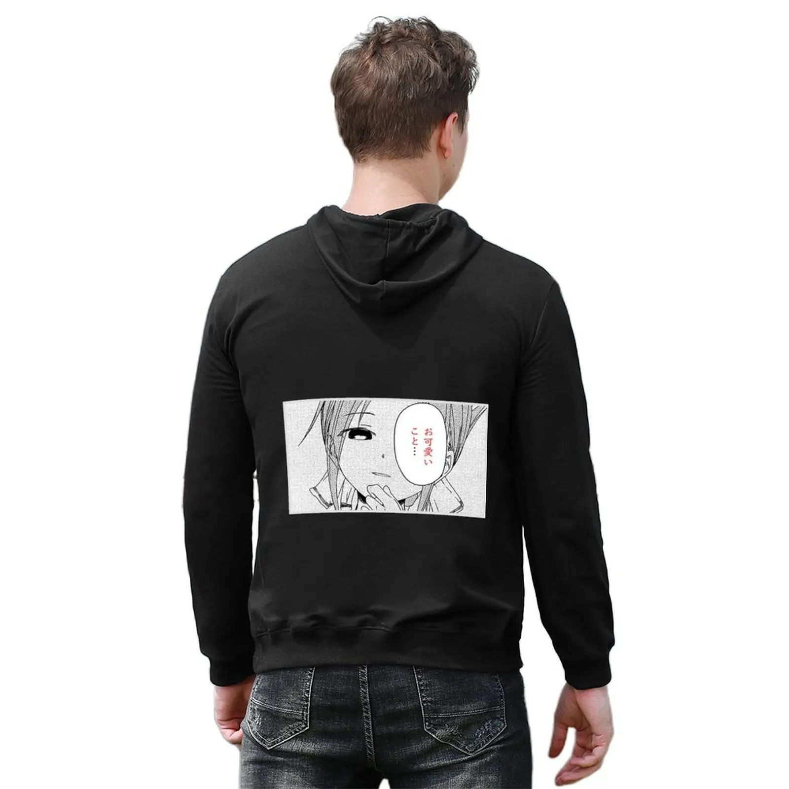 Kaguya-sama كيف لطيف هوديي الرجال ملابس الخريف بلوزة أزياء الرجال ملابس الرجال الخريف هوديي #6