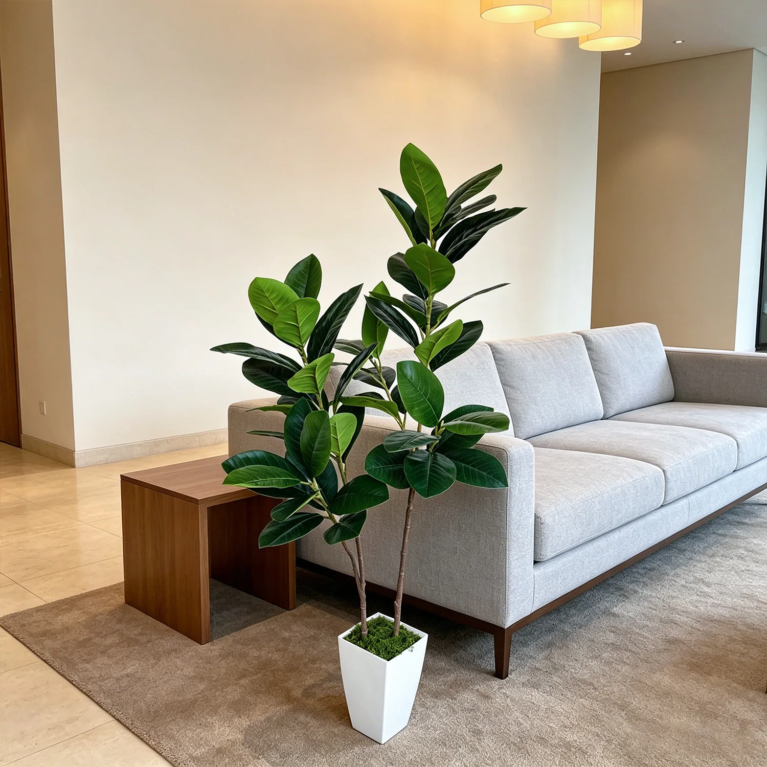 ต้นไม้ประดิษฐ์ ฟิคัส ลิราตา ขน - Ficus Lyrata Tree บทวิจารณ์และราคา