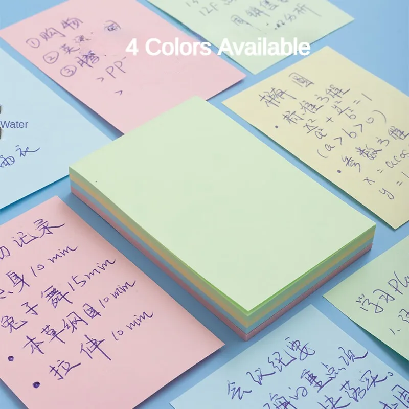 M&G 1000 Pages Colorful Sticky Notes Message Stickers 76*51mm Note Book Student Office Back-to-School @YS-09