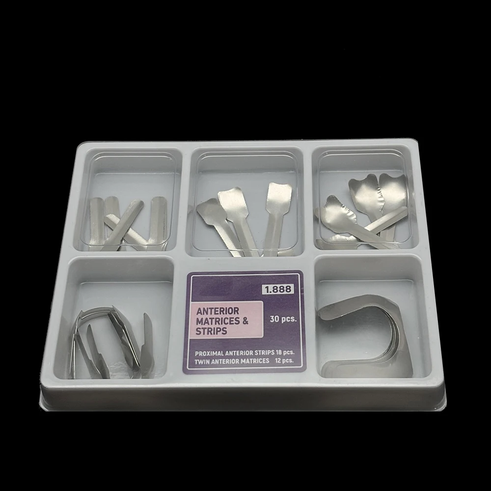 30pc dental seccional contornos matriz sistema anterior matriz banda anel cunhas titular para sobre restauração da superfície proximal