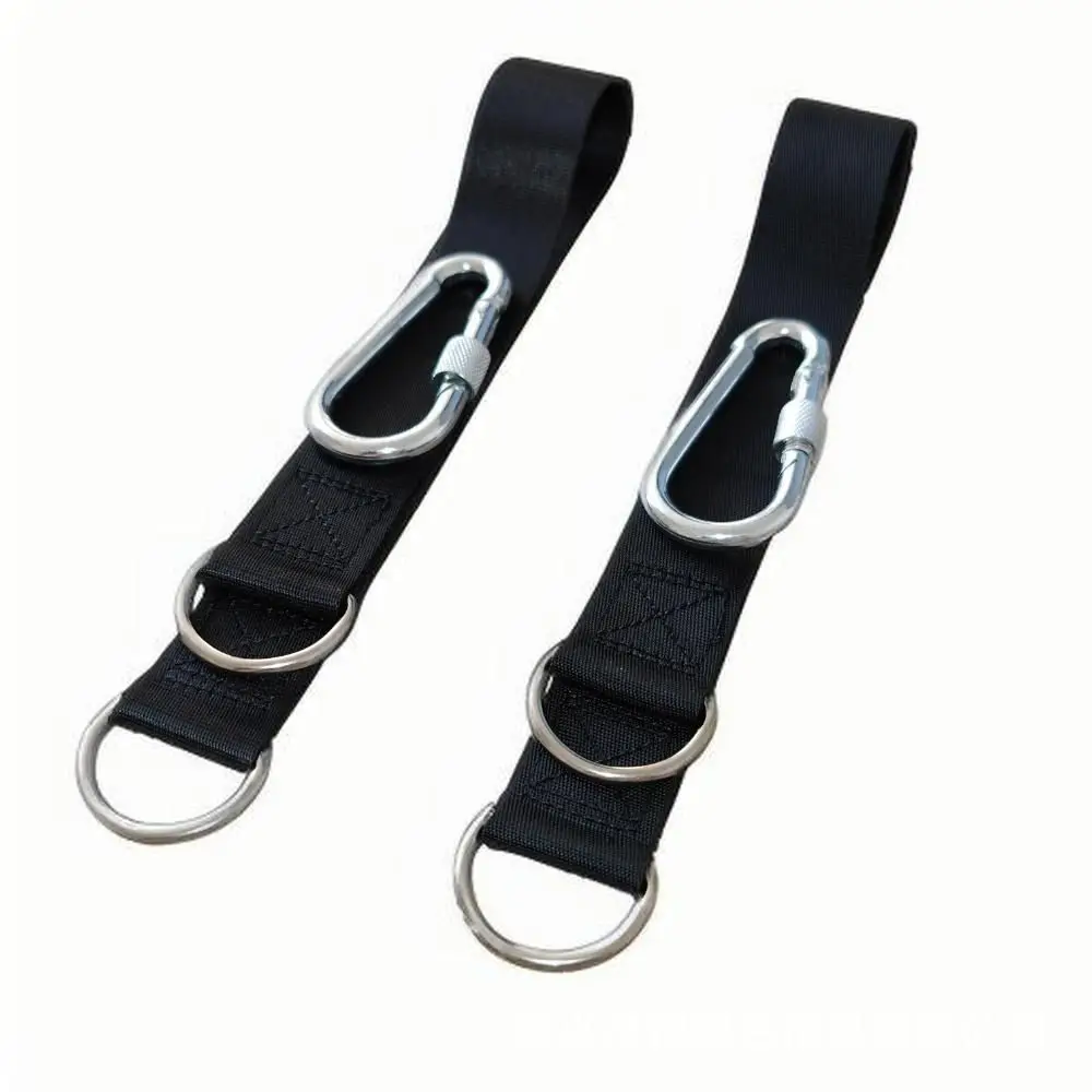 Nylon Strap Tree Swing Straps Single Layer with Hook Camping Hammock Slings Large Bearing Load 3.8cm Width Special Tree Tie Rope