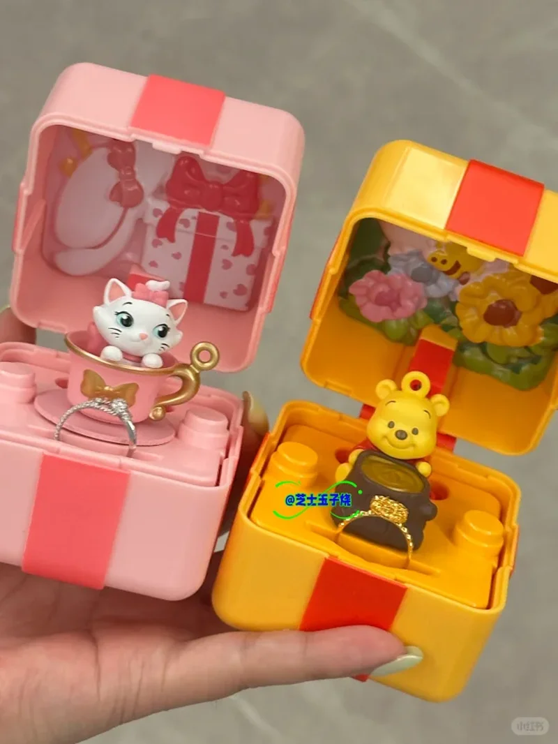 

Miniso романтическая шкатулка с драгоценными камнями, глухая шкатулка, подлинное милое украшение, подарок, модная игрушка, коллекционный миниатюрный футляр для ювелирных изделий