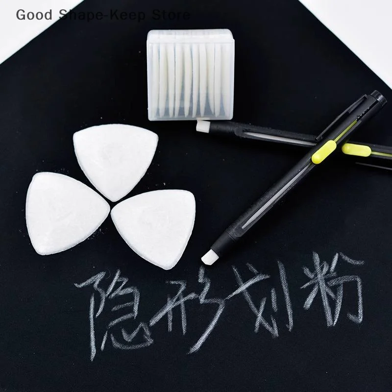 10 قطعة لوازم الخياطة الملونة DIY بها بنفسك علامة الأقمشة التطريز اكسسوارات قابل للمسح خياط الطباشير الخياطة الخياطة نمط الملابس #5