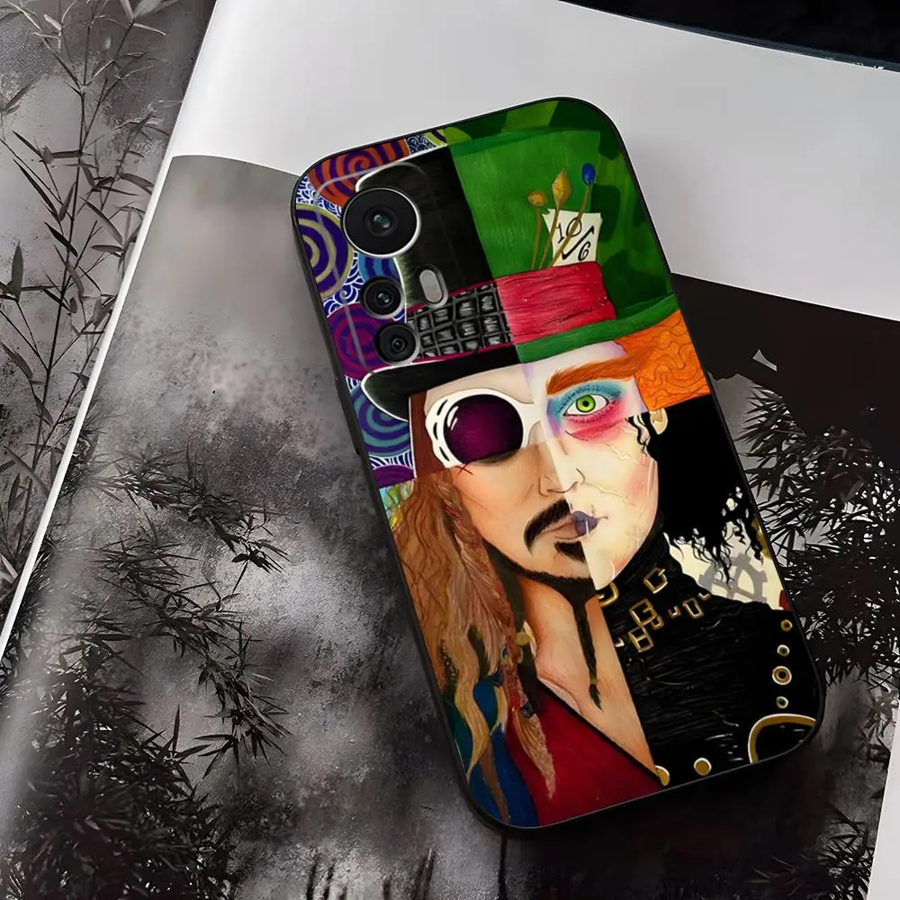 

Johnny Depp Character Collage Phone Case For Xiaomi Redmi POCO X5 M5 F3 X3 GT M4 M3 X4 NFC 10Pro Note 11 11T 10 9 Pro Cover