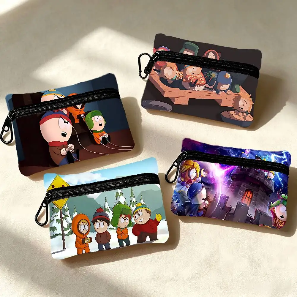 Anime South Park Coin Purses Cute Wallet Women Leisure Zipper Coin Pouch Lady Cases Giirls