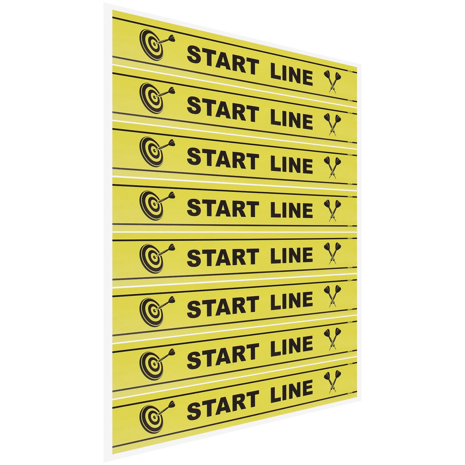 

Dart Throw Line Floor Sticker 60x10cm Marker for Aiming Party Game Supplies Durable Construction Toy Accessories