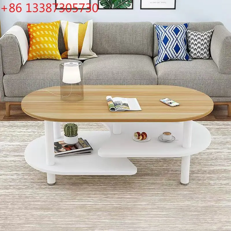 

Coffee table table simple modern economical living room simple oval creative Nordic