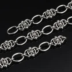 Stainless Steel Knot Chain For Men Women Jewelry Making DIY Handmade Chains Necklace Knotted Bracelet Twist Chains Accessories