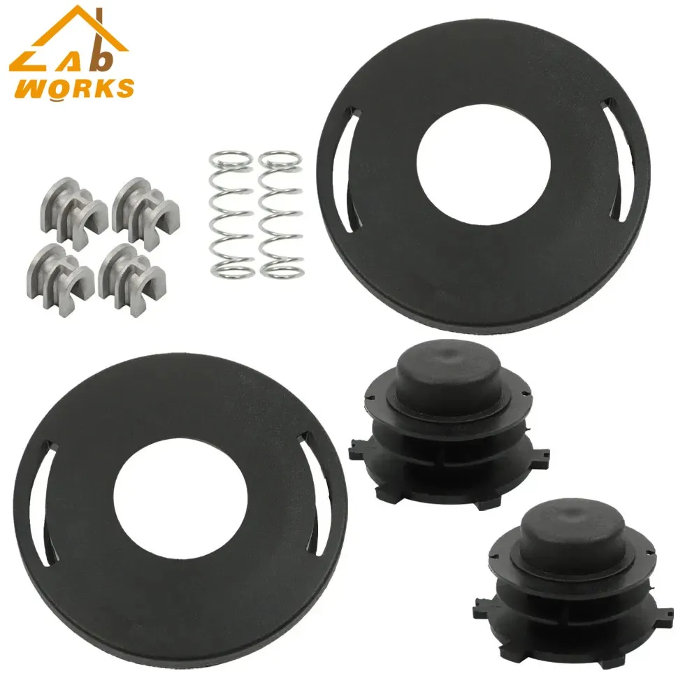 Fits For FR106 FR108 FS44 FS44J FS44R FS48 FS50E Trimmer Head 2 Spool&Cap