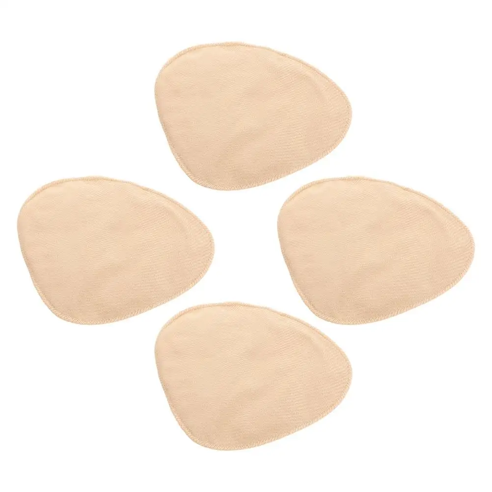 

4 Pcs Protector Cotton Cover Fake Protective Case Silicone Forms Armpit Shields Women Mastectomy Cover Pocket
