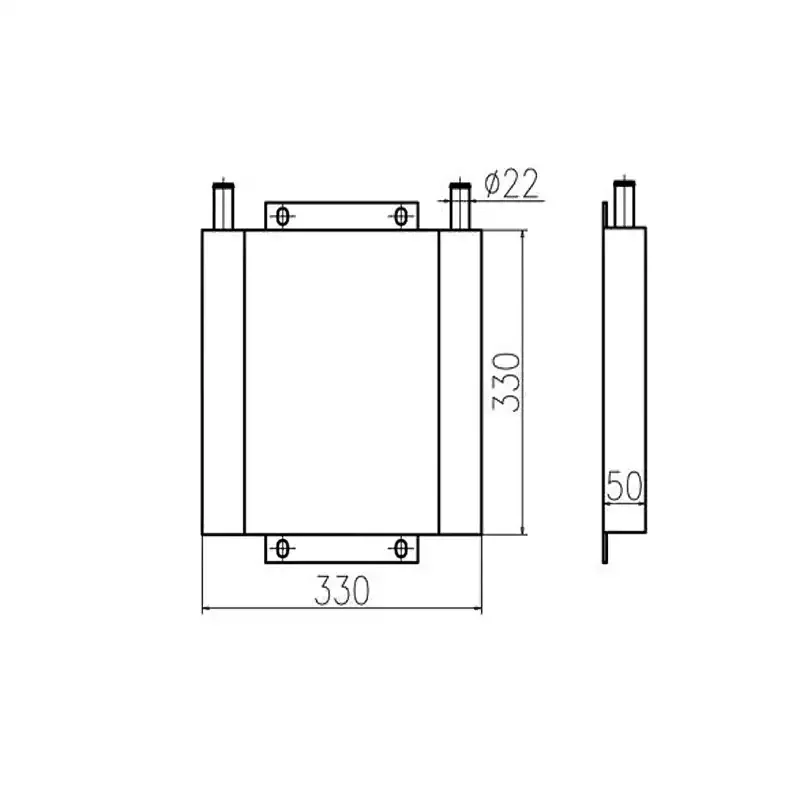 Oil Cooler Assy 21U-03-31132 For Komatsu PC27MR-1 PC30MR-1 PC28UU-3 PC30UU-3
