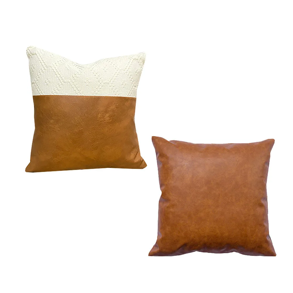 

2 Pcs Silk Pillow Cases Boho Covers Protector Accent Pillowcover Cool