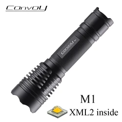 Convoy M1 XML2 Flashlight 18650 Led Lanterna High Power Linterna Flash Light Camping Fishing Torch Portable Tactical Lighting