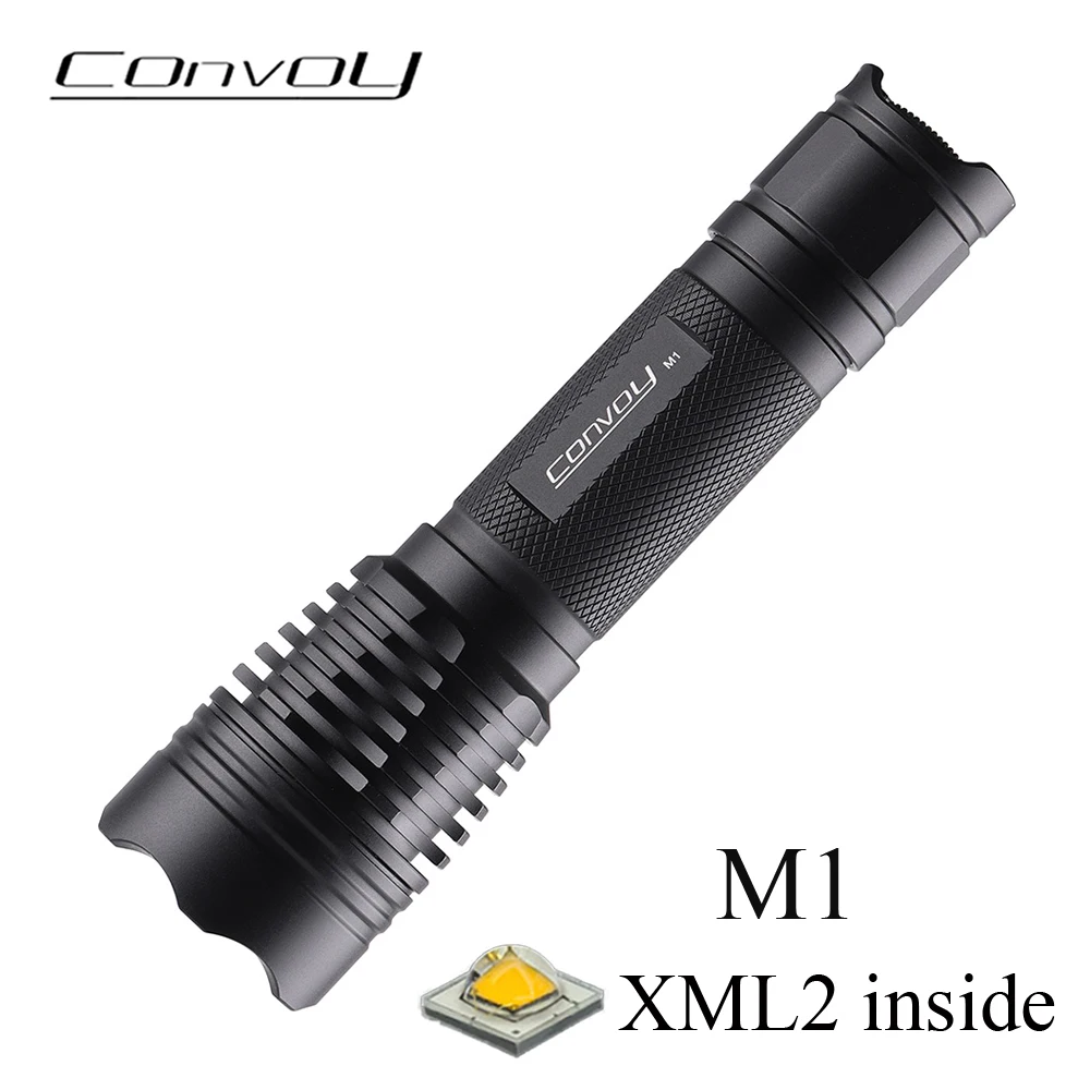 Convoy M1 XML2 Flashlight 18650 Led Lanterna High Power Linterna Flash Light Camping Fishing Torch Portable Tactical Lighting