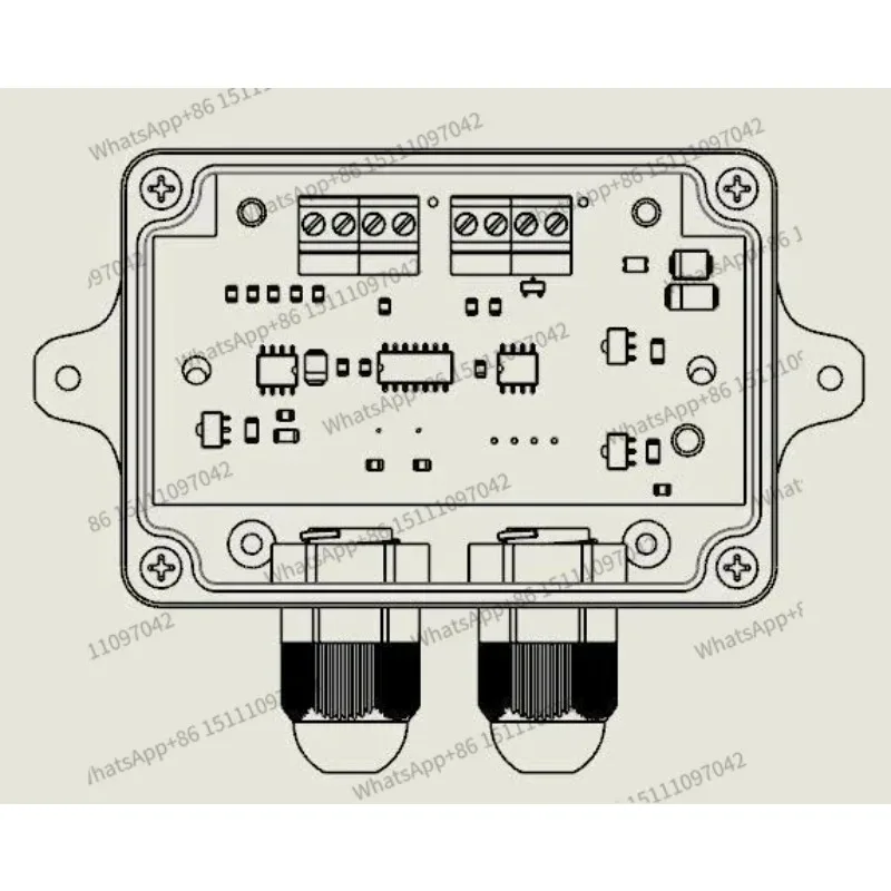 1PCS Load cell / Strain Gauge Amplifier RW-ST01D, RS485 ,485 /RS232 232  weight amplifier