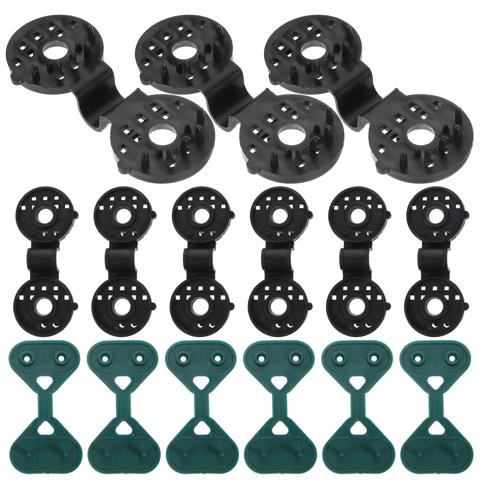 20 Pcs Sunshade Clips for Shade Cloth Clips Garden Greenhouse Netting PE Retaining Cloth Folder Fixing Clamp