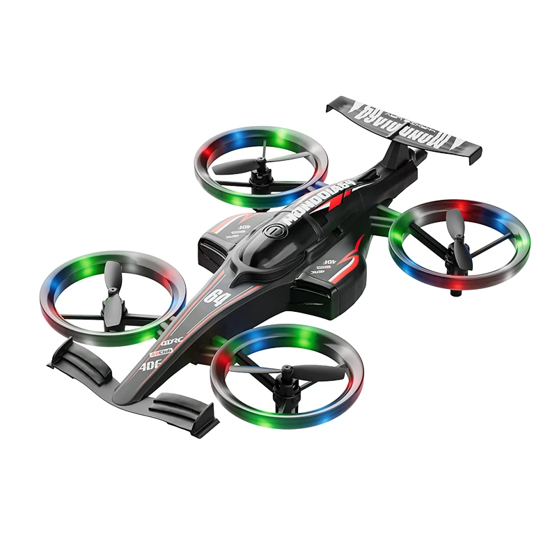 Drone 2 In 1 Flying RC Car Helicopter 2.4G Quadcopter Altitude Hold Headless Mode Remote Control Car Perfect Gift Toys for Kid