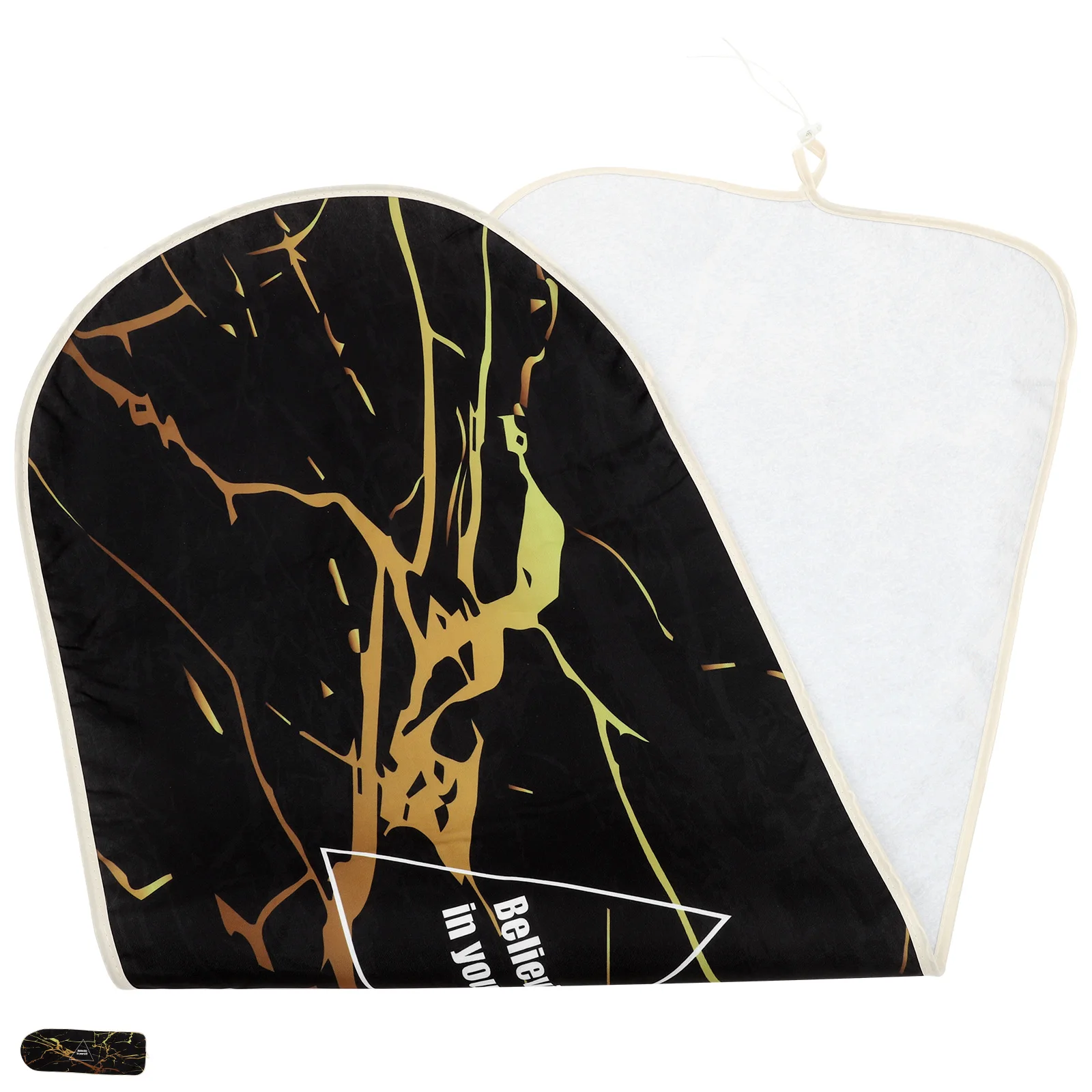 

Ironing Board Cover Foldable Heat Resistant Polyester Cotton Pad Small Size Error 5 10cm Home Hotel Practical Gift