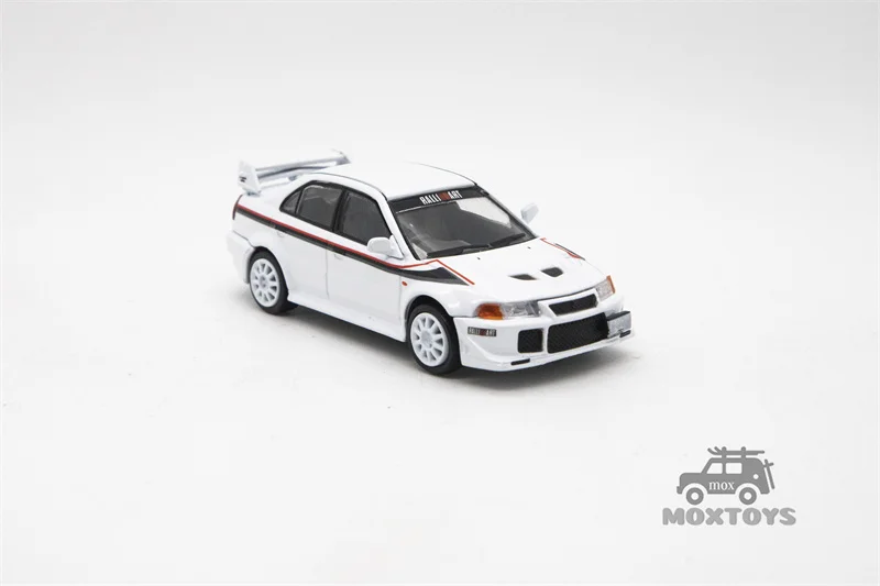 سيارة BM Creations BMC 1:64 Lancer EVO 6.5 -White Tommi Edition White limited1200 Diecast Model Car